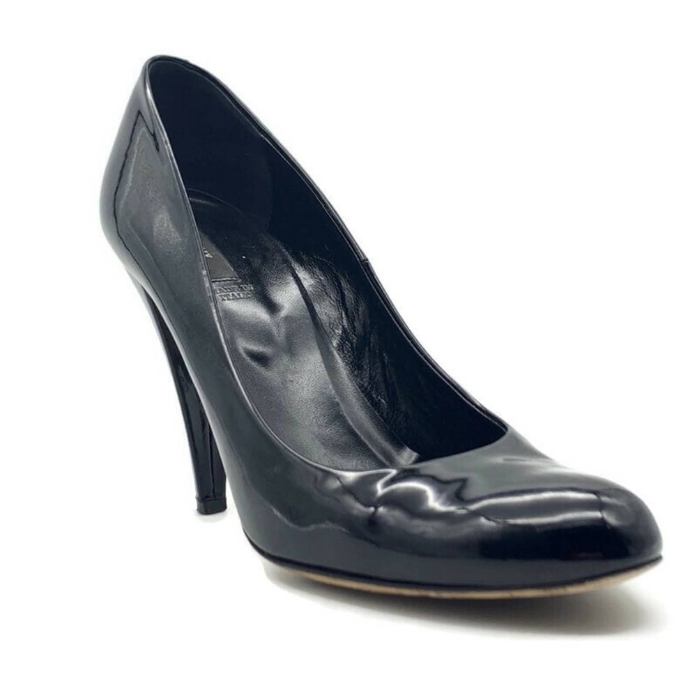 Bally Zahara Classic Platform Women’s Pumps High Heels in Black Patented